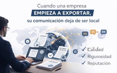 Cuando una empresa empieza a exportar, su comunicación deja de ser local